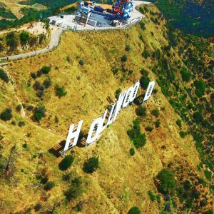 Above the Hollywood Sign